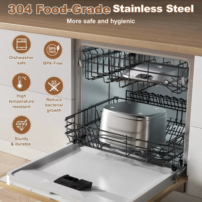 Wireless Cat Water Fountain Battery Operated, 108Oz/3.2L Automatic Pet Fountain for Dogs Cats Drinking Indoor, 8 Filters