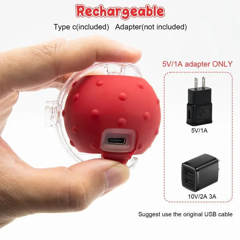 SPOVEN Cat&Dog Toy - Interactive USB Rechargeable Ball Toy on Rug , Anti-Depression Fun Gift for Cats & Dogs