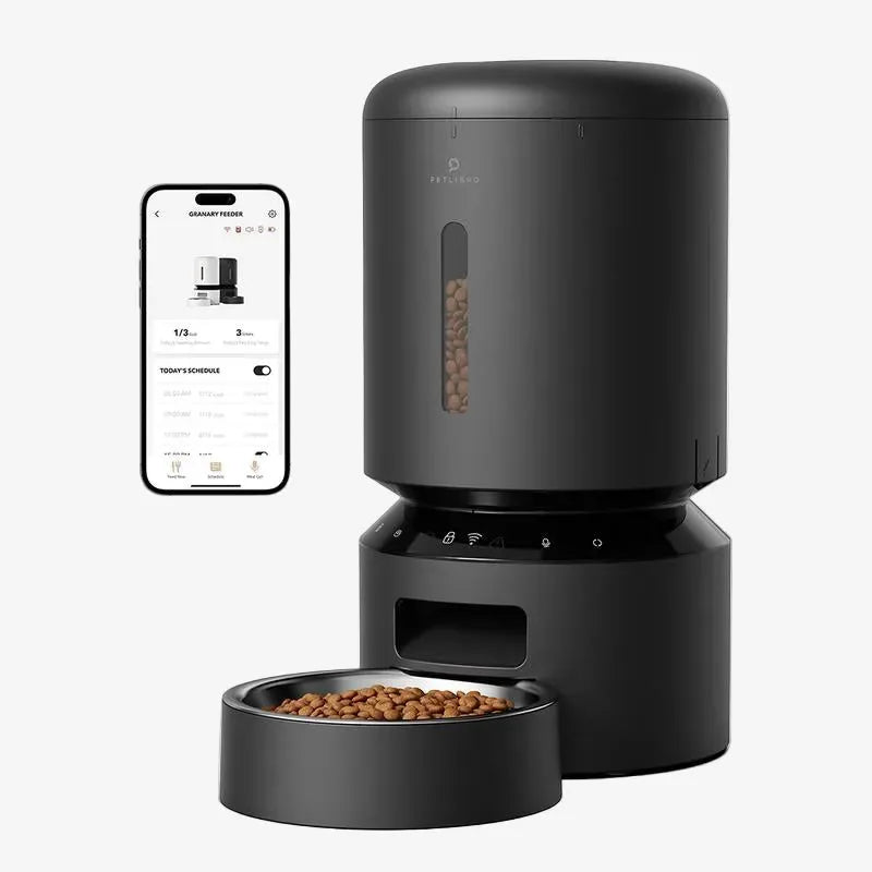 PETLIBRO Automatic Cat Feeder with Alexa,5G Wifi Automatic Pet Feeder with Freshness Preservation, 5L Timed Cat Feeder with Low Food Sensor, Pet Supplies
