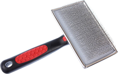 Paw Brothers Soft Pin Flat Slicker Brush for Large Dogs