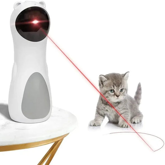 Automatic Rechargeable Cat Laser Toy with 5 Play Modes
