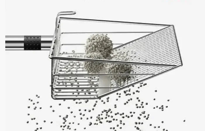 AIPERRO Extra Large Stainless Steel Enclosed Cat Litter Box with Lid & Splash Control