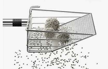 AIPERRO Extra Large Stainless Steel Enclosed Cat Litter Box with Lid & Splash Control