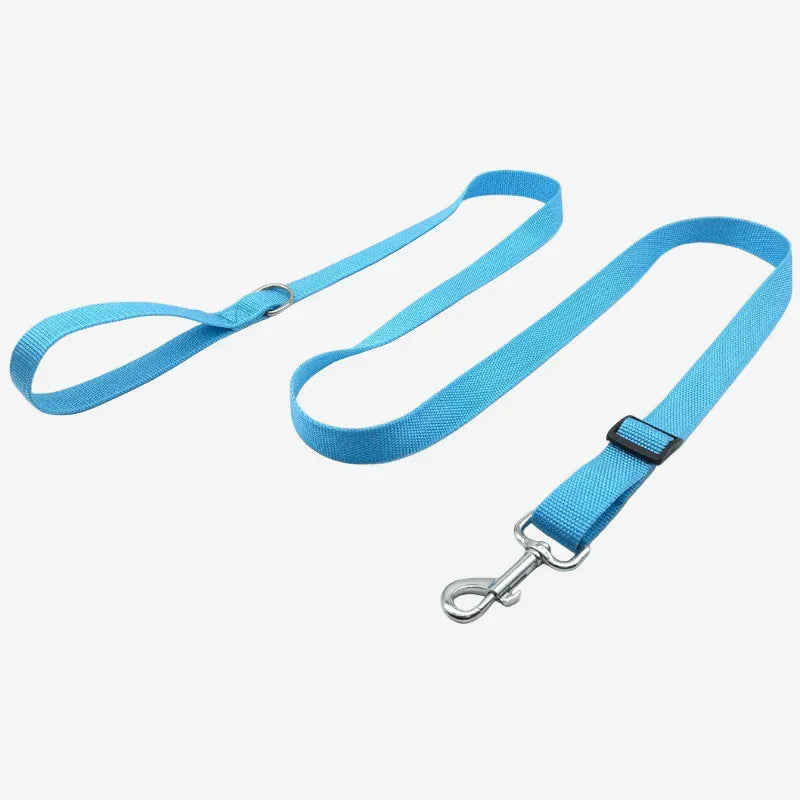 Adjustable Nylon Dog Leash – 6 ft for Medium and Large Dogs