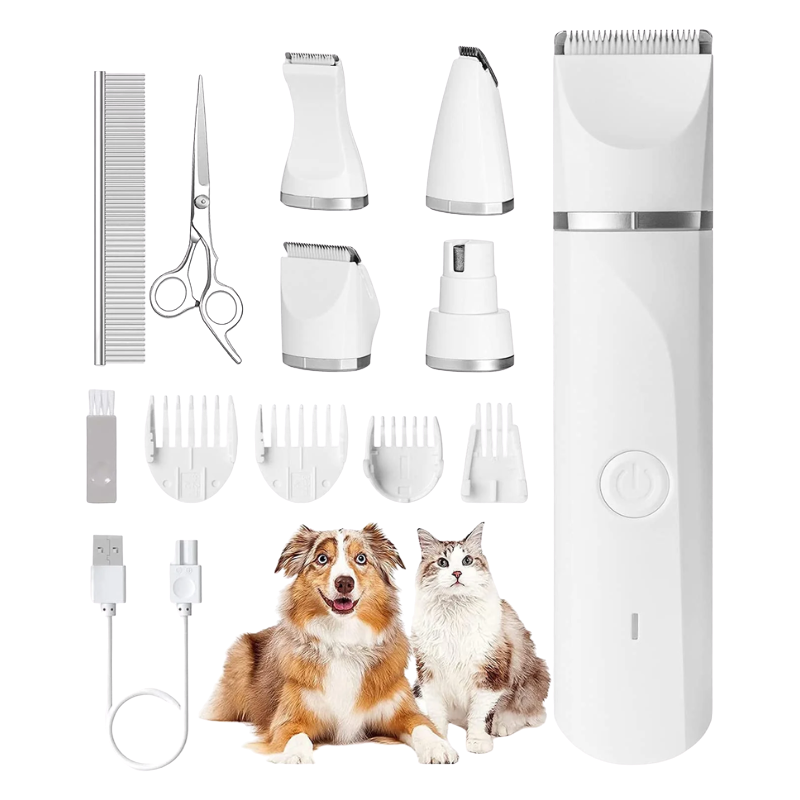Rechargeable Cordless Grooming Kit for Dogs & Cats