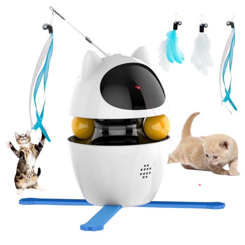 CORNMI 3-In-1 Rechargeable Interactive Cat Toy