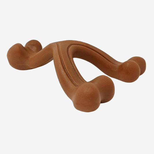 Nylabone Wishbone Power Chew – Bison Flavor, Small Dogs (Up to 25 lbs)
