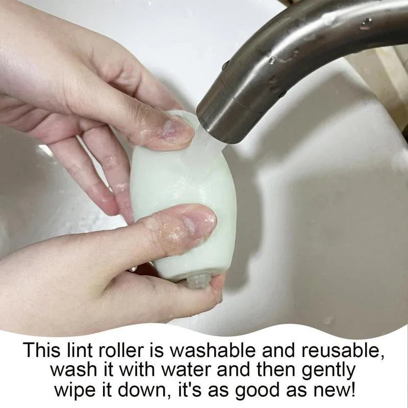 Reusable Lint Roller, Washable Sticky Roller, Lint Rollers for Pet Hair Extra Sticky, Reusable Lint Roller Ball for Pet Hair, Clothing, Bedding, Furniture, Travelling Use