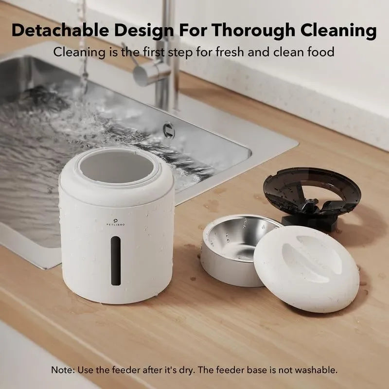 PETLIBRO Automatic Cat Feeder with Alexa,5G Wifi Automatic Pet Feeder with Freshness Preservation, 5L Timed Cat Feeder with Low Food Sensor, Pet Supplies