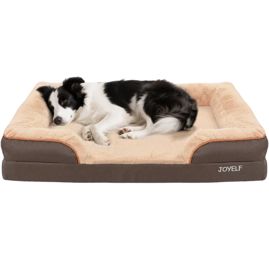 Orthopedic Dog Sofa Bed with Waterproof Liner and Washable Cover